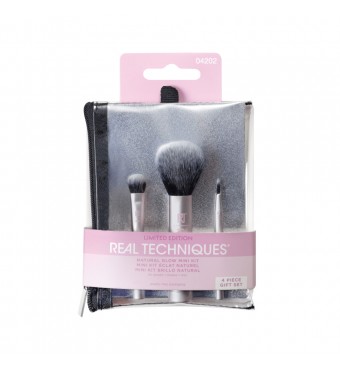 REAL TECHNIQUES NATURAL GLOW MINI SET 04202
