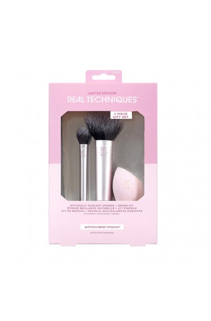 REAL TECHNIQUES NATURALLY RADIANT SET 4PCS