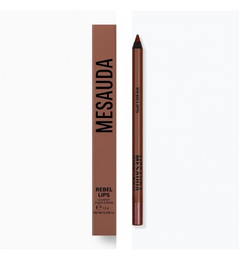 MESAUDA REBELIPS Waterproof plastic lip pencils 102 HAZELNUT