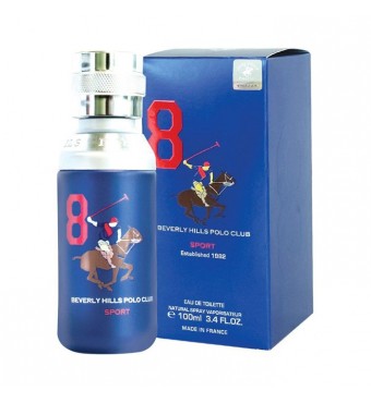 POLO CLUB BEVERLY HILLS N.8 100ml EAU DE TOILETTE POUR HOMME