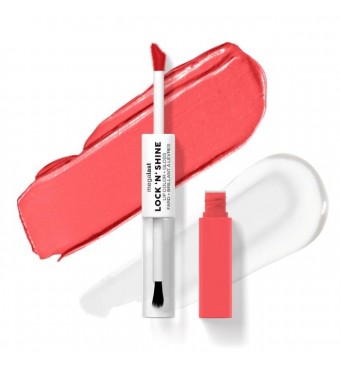 WET N WILD MegaLast Lock n Shine Lip Color & Gloss 5533 SHINNING HIBISCUS
