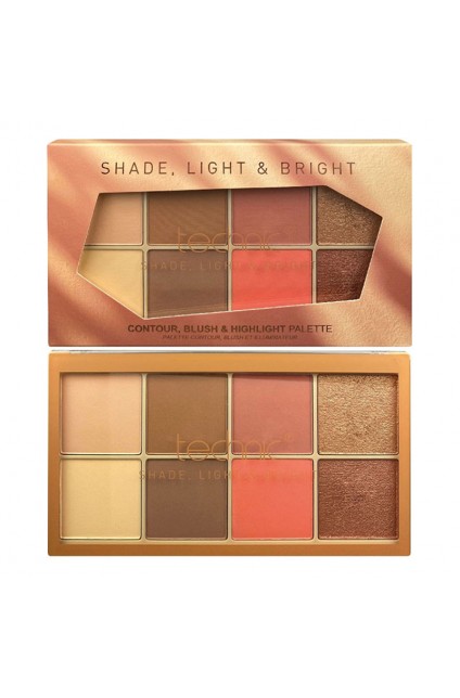 Technic Contour, Blush & Highlight Palette - Shade, Light & Bright