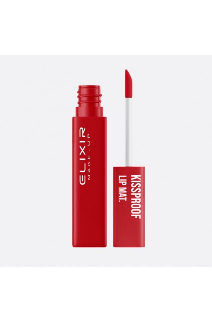 ELIXIR KissProof Lip Mat 030 (BRICK RED)