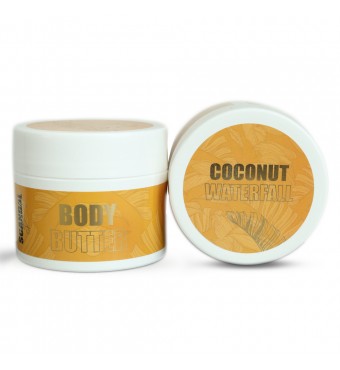 SCANDAL BEAUTY Coconut Waterfall Body Butter – Βούτυρο Σώματος με Καρύδα, Βανίλια & Κρίνο της Κοιλάδας 200ml