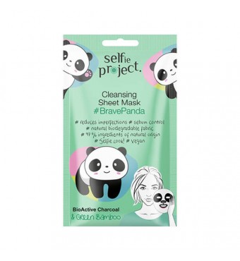 SELFIE PROJECT CLEANSING SHEET MASK BRAVEPANDA