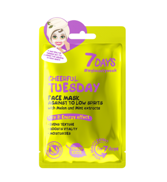 7DAYS Cheerful Tuesday Sheet Mask 28g