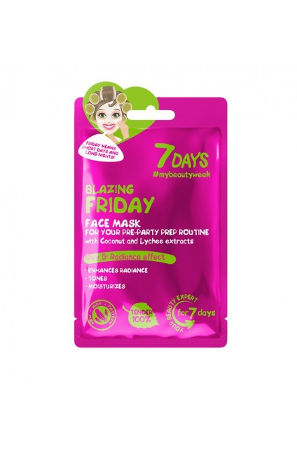 7DAYS Blazing Friday Sheet Mask 28g