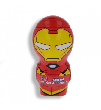 AIR VAL International Iron Man Shower Gel & Shampoo 2 In 1 400ml