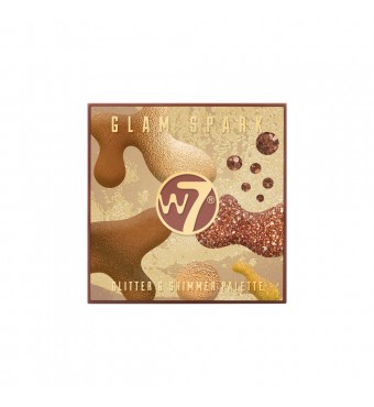 W7 Glam Spark Glitter & Shimmer Palette