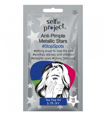 SELFIE PROJECT Anti-Pimple Metallic Stars StopSpots 16τμχ