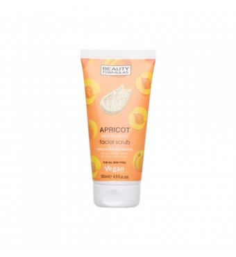 BEAUTY FORMULAS Facial Scrub Apricot Σκραμπ Προσώπου με Βερίκοκο Απολέπιση και Αναζωογόνηση 150ml