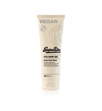 SUPERDRY Vetiver. Bergamot. Woods. Body & Hair Wash 250ml