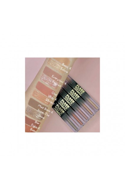 W7 Flash Matte Liquid Eyeshadow Basic & Extra