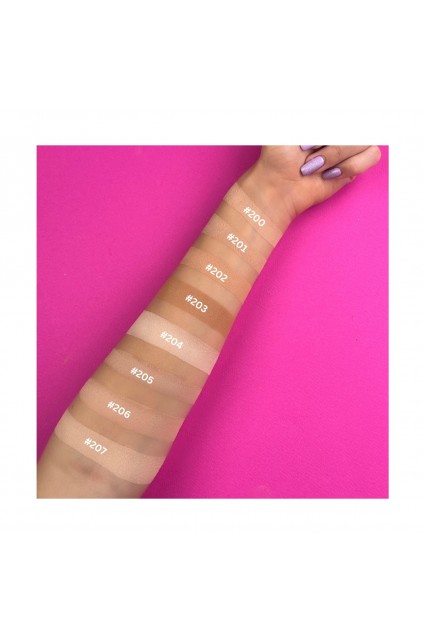 ELIXIR PRO. MATTE Pressed Powder HD 207 (Light Brown)