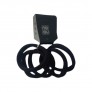 RO ACCESSORIES Λάστιχο μαλλιών 3 cm σετ 6 τμχ 03-0042