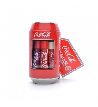 LIP SMACKER Coca-Cola Classic Can Tin Box 6pcs