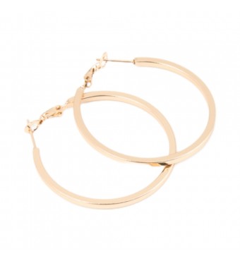 RO ACCESSORIES Σκουλαρίκι Κρίκος χρυσός E2G