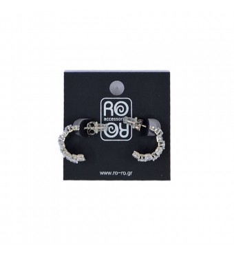 RO ACCESSORIES Σκουλαρίκια E776 Σε Δύο Αποχρώσεις