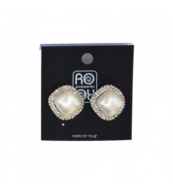 RO ACCESSORIES Σκουλαρίκια E809 Σε Δύο Αποχρώσεις