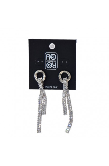RO ACCESSORIES Σκουλαρίκια E877 Σε Δύο Αποχρώσεις