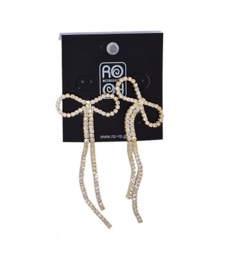 RO ACCESSORIES Σκουλαρίκια E864 Σε Δύο Αποχρώσεις