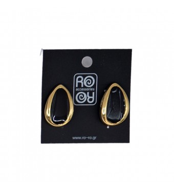 RO ACCESSORIES Σκουλαρίκια E915 Σε Δύο Αποχρώσεις