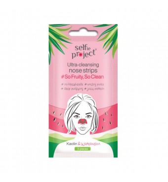 SELFIE PROJECT Ultra-Cleansing Nose Strips SO FRUITY, SO CLEAN 3τμχ