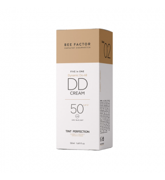 BEE FACTOR 5σε1 DD Κρέμα Προσώπου SPF50 – Απόχρωση 02