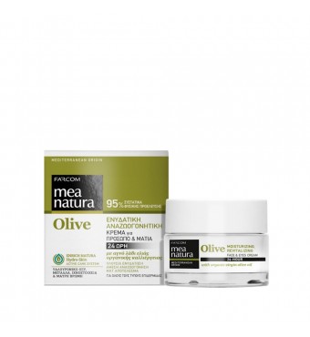 FARCOM Mea Natura Olive 24h Κρέμα Για Πρόσωπο & Μάτια 50ml