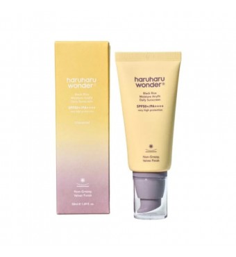 HARUHARU WONDER Black Rice Moisture Airyfit Daily Sunscreen - Αντηλιακή κρέμα με μαύρο ρύζι 50ml
