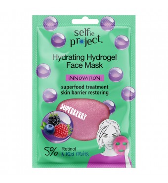 SELFIE PROJECT Μάσκα Προσώπου Hydrating Hydrogel (superberry)