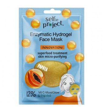 SELFIE PROJECT Μάσκα Προσώπου Enzymatic Hydrogel (papaya)
