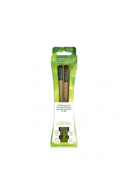 ecoTOOLS Σετ 2 Πινέλων για Μακιγιάζ Ματιών