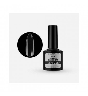 ELIXIR Ημιμόνιμο βερνίκι 8ml – 960 RUBBER BASE COAT