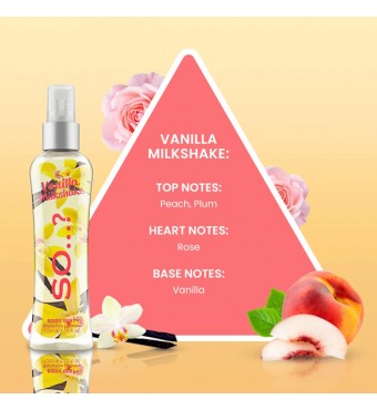 SO…? Vanilla Milkshake Body Mist 100ml