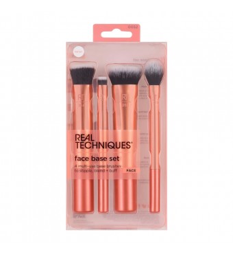 REAL TECHNIQUES Face Base Set 2.0 Σετ Πινέλων για Μακιγιάζ Προσώπου (4τμχ)