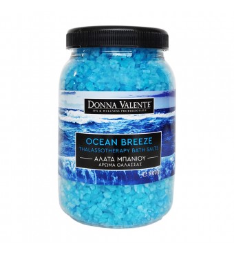 DONNA VALENTE Thalassotherapy Bath Salts - Ocean Breeze - Refreshing & Invigorating 1100g