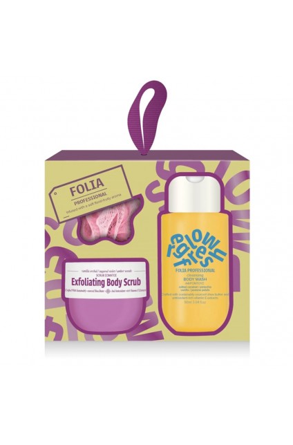 FOLIA Gift Box 3pcs With Scrub