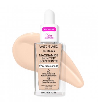 WET N WILD Bare Focus Niacinamide Skin Tint Ελαφρύ Ενυδατικό Make Up - FAIR BEIGE
