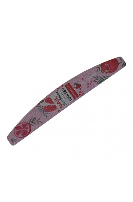RO ACCESSORIES Λίμα Νυχιών Μισοφέγγαρο Σκληρότητας 100/180 NF176