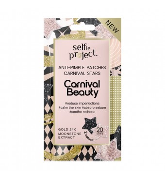 SELFIE PROJECT Carnival Beauty Anti-Pimple Patches Carnival Stars (20 αστέρια)
