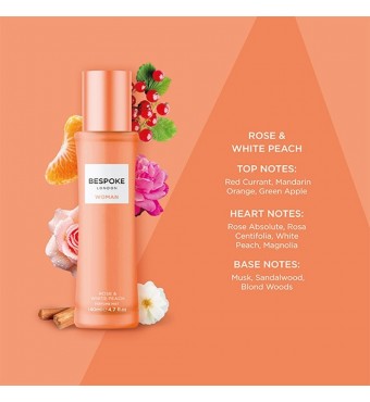 BESPOKE LONDON Rose & White Peach Perfume Mist 140ml