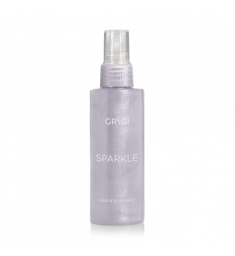 GRIGI Sparkle Hair & Body Mist Luminous SILVER Travel 100ml