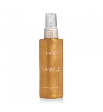 GRIGI Sparkle Hair & Body Mist Luminous GOLD BRONZE Travel 100ml
