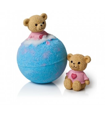 POKHARA GIRL POWER Bath BombWith TEDDY BEAR TOY 120g
