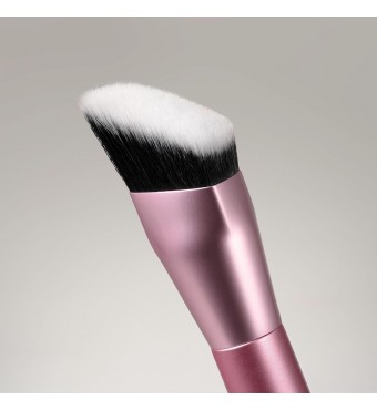 REAL TECHNIQUES Cheek Hugging Contour Brush, Angled Makeup Brush