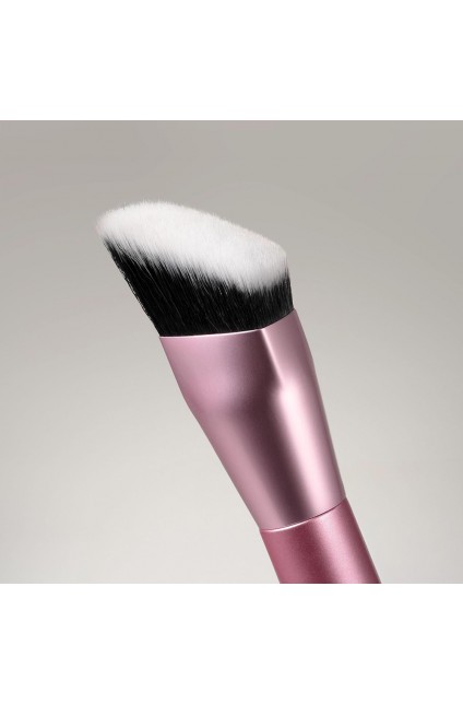 REAL TECHNIQUES Cheek Hugging Contour Brush, Angled Makeup Brush