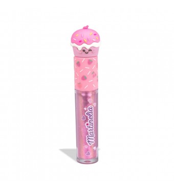 MARTINELIA Yummy Lip Gloss Cupcake - Παιδικό Lip Gloss με Καπάκι Cupcake
