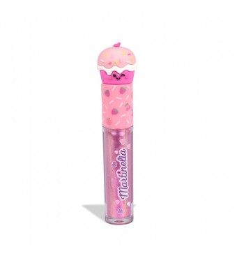 MARTINELIA Yummy Lip Gloss Cupcake Strawberry - Παιδικό Lip Gloss με Καπάκι Cupcake Ροζ