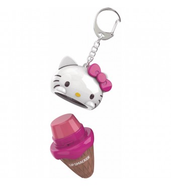 LIP SMACKET Hello Kitty Ice Cream cone balm with keychain CANDY WONDERLAND